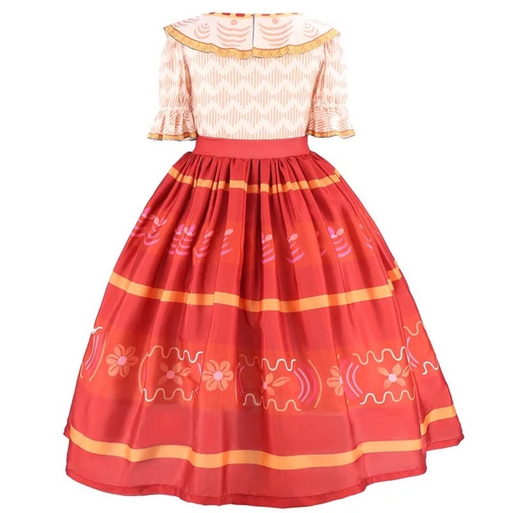 Encanto Mirabel Dolores Flower Costume Dress 5073 - Picture 3 of 8